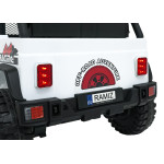 Elektrické autíčko Jeep BEAST 4x4 - MP3 - biele